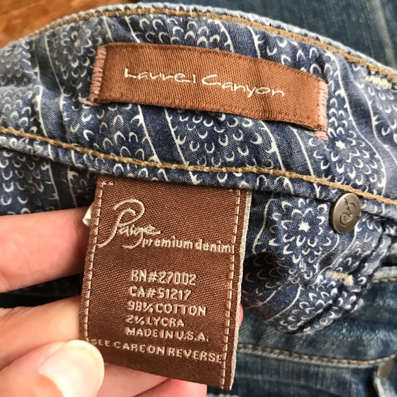 Paige Denim Laurel Canyon Low Rise Boot Cut Jeans - Picture 5 of 8